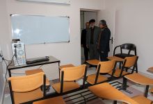 گزارش تصویری از بازدید هیات رئیسه دانشگاه از دانشکده علوم زمین